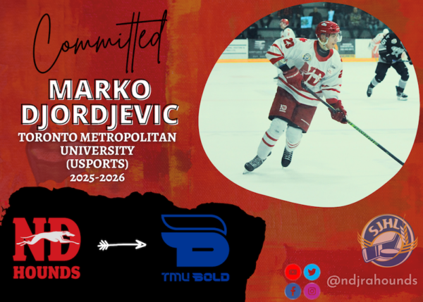 Hounds’ Djordjevic commits to TMU (USports)